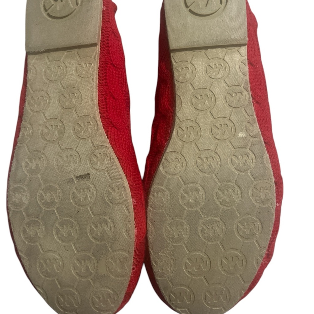 Michael Kors Red Ballet Flats - Picture 2 of 4